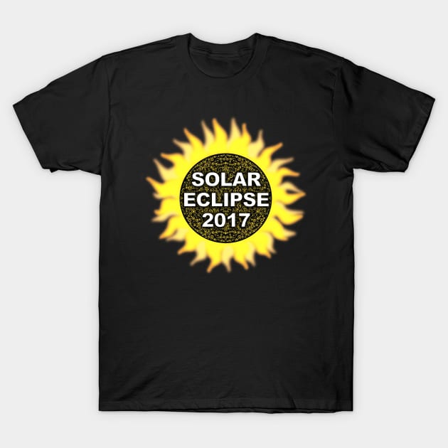 ARTISTIC solar eclipse 2017 T-Shirt by dlinca